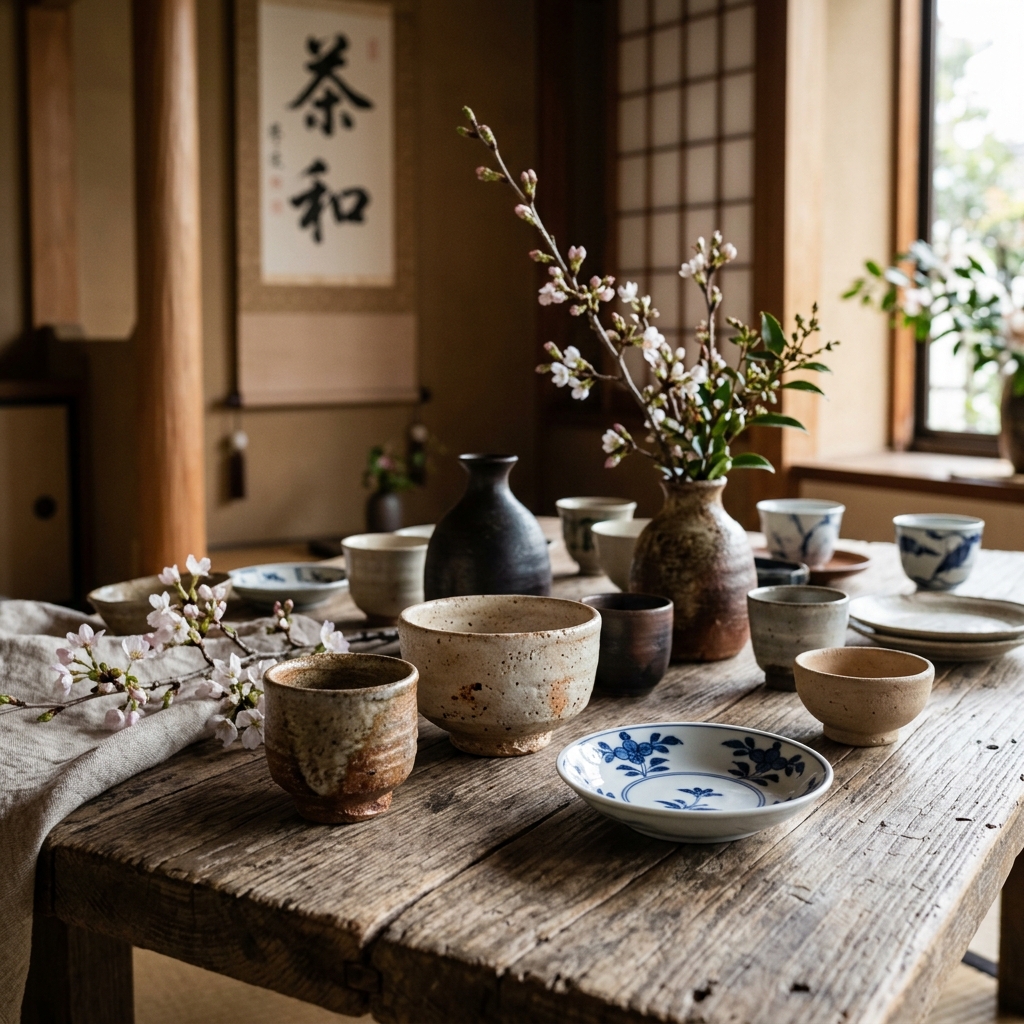 日本の伝統的な陶磁器